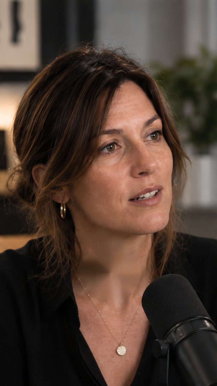 Dirigeante en interview, visuel d'illustration généré par IA